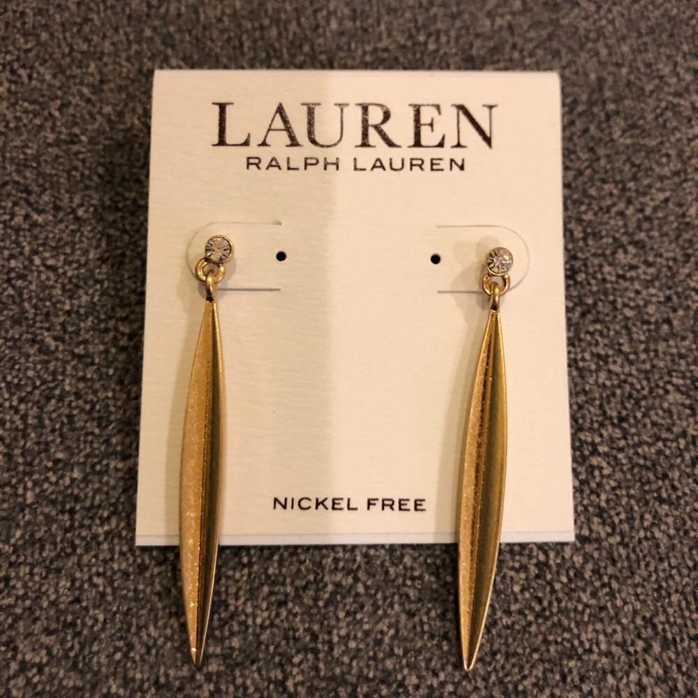 Ralph Lauren Gold Drop Earrings